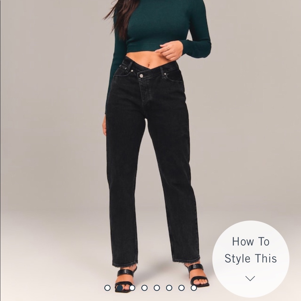 Curve Love High Rise Dad Jeans